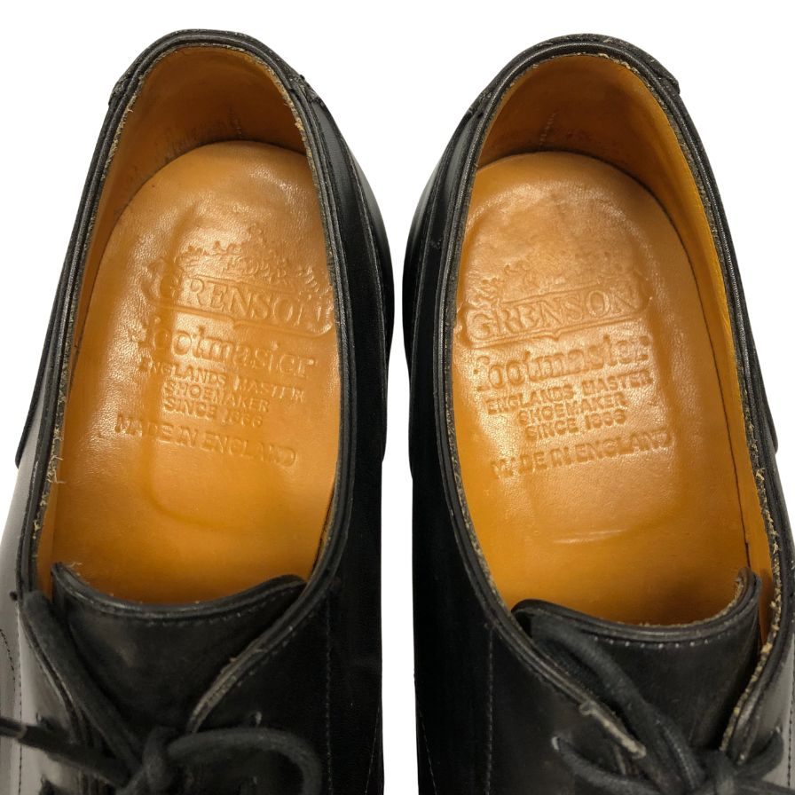グレンソン フットマスター キャップトゥ カーフ ブラック メンズ 8.5E GRENSON footmaster ビジネスシューズ 約27.0cm【LA】【中古】
