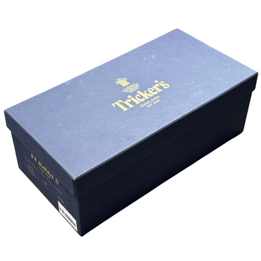 トリッカーズ レザーシューズ リージェント ストレートチップ カーフ ブラック サイズ8.5 メンズ Tricker's ビジネスシューズ 約27.0cm【LA】【中古】