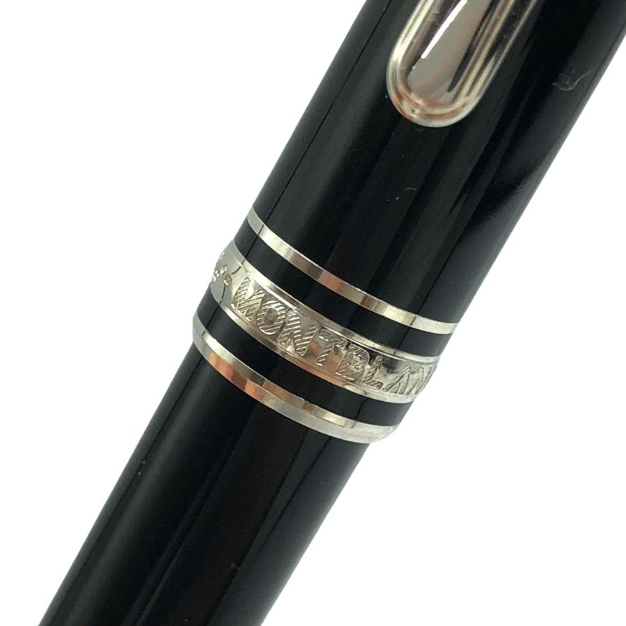 モンブラン ボールペン マイスターシュテュック キャップ式 ブラック シルバー MONTBLANC【AFI5】