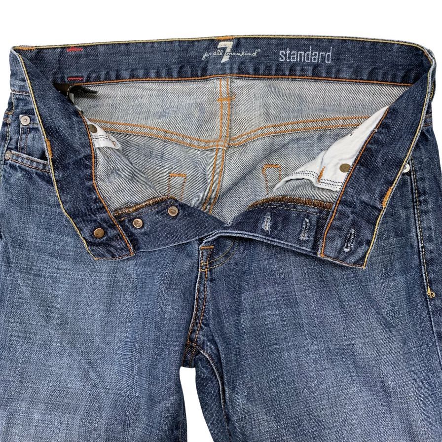 セブンフォーオールマンカインド デニムパンツ スタンダード ブルー サイズ31 ブルー 7 for all mankind 【AFB1】