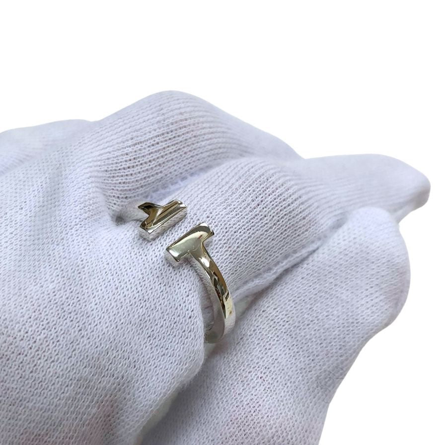 ティファニー リング Tスクエア シルバー 925 メンズ 約22号 Tiffany&Co.【AFI5】