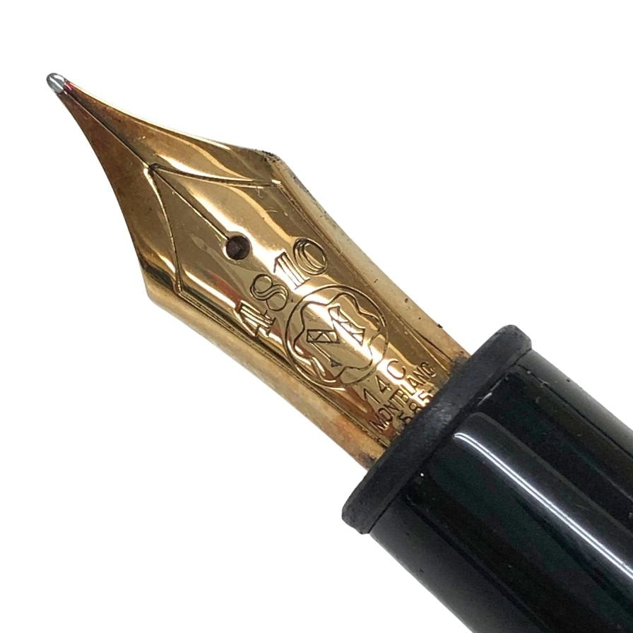 モンブラン 万年筆 マイスターシュテュック 4810 No.146 ペン先14C 585 ブラック×ゴールド MONTBLANC【AFI7】