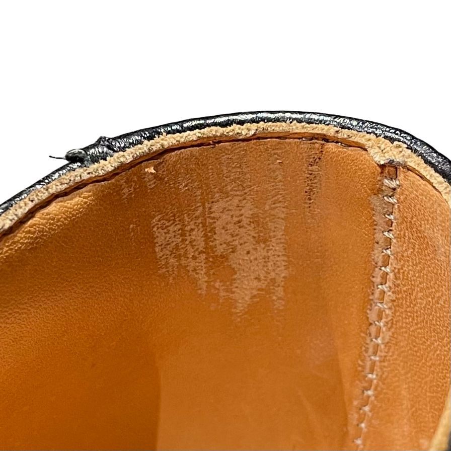 アルフレッド サージェント ウイングチップ ブラック グレインレザー メンズ サイズUK7D Alfred Sargent ビジネスシューズ 約25.5cm【LA】【中古】