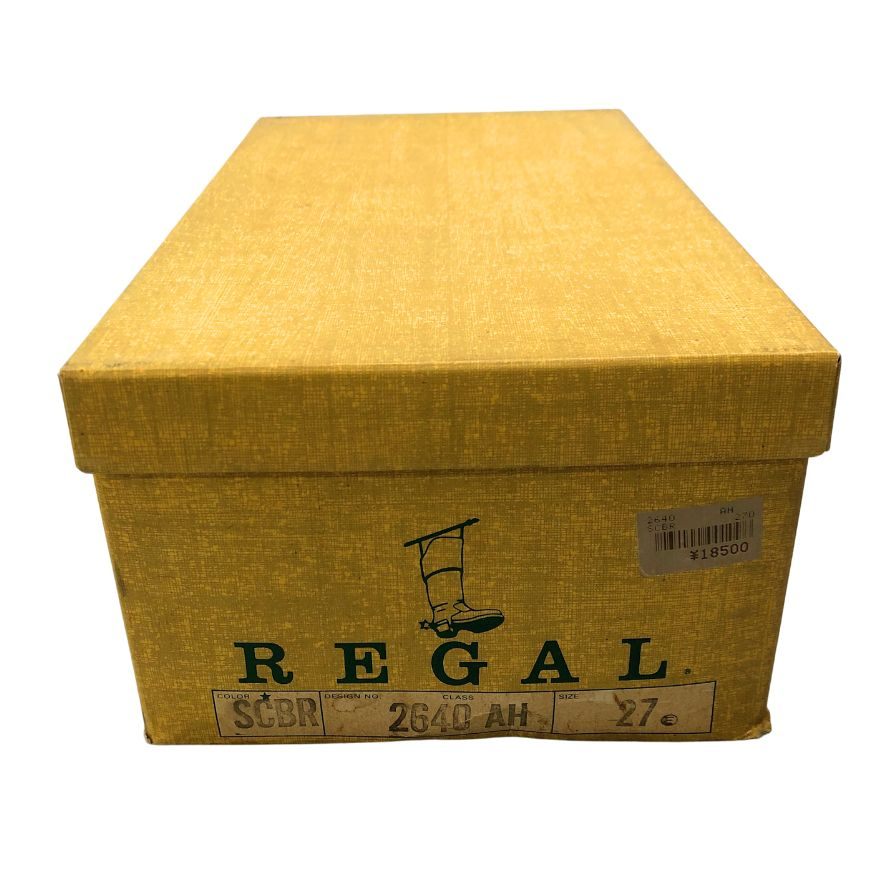 リーガル ローファー 2640 コインローファー サイズ27cm ブラウン メンズ REGAL 約27.0cm【AFD1】