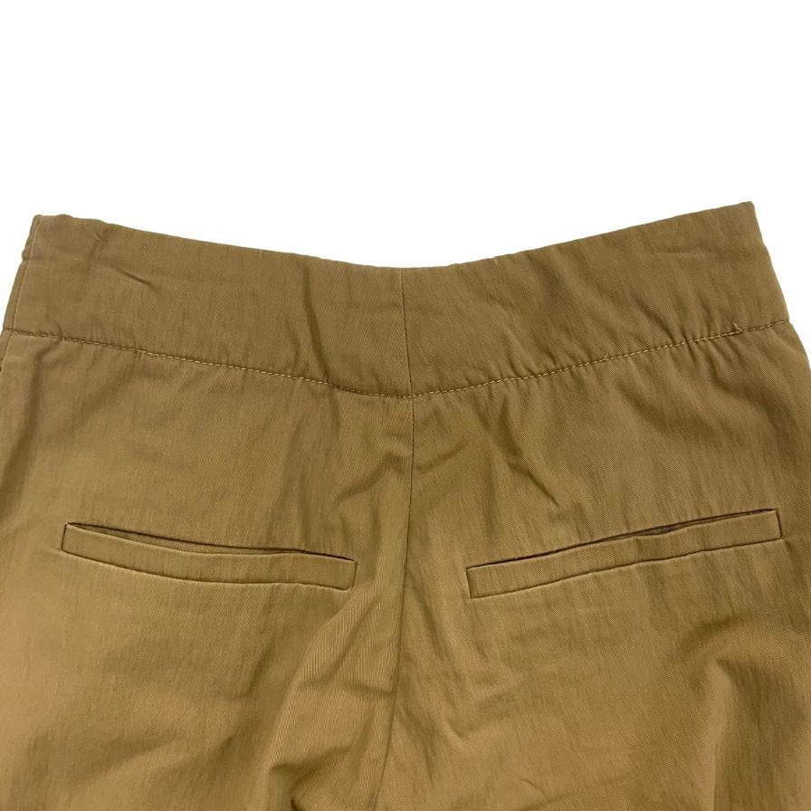 スタジオニコルソン タックパンツ DORDONI コットン×ナイロン ブラウン サイズ00 STUDIO NICHOLSON 【AFB16】