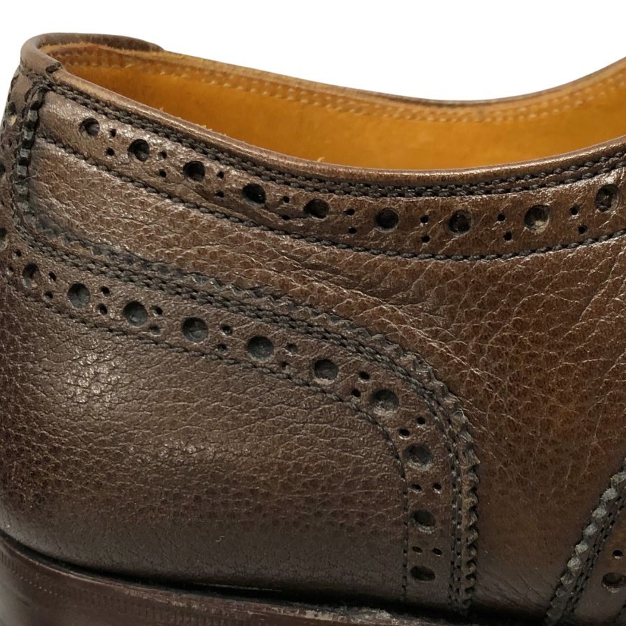 スコッチグレイン ドレスシューズ レザー ウィングチップ 内羽根 ブラウン メンズ サイズ25.5 Scoth Grain 約25.5cm【AFC35】
