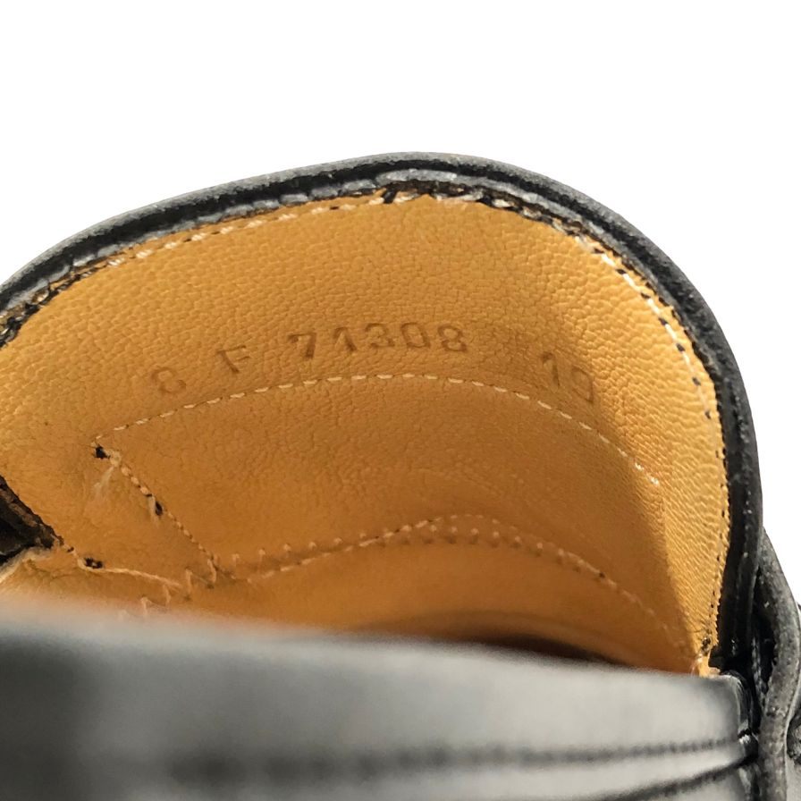 パラブーツ ローファー ランス レザー ブラック サイズ8 メンズ PARABOOT REIMS ローファー 約26.5cm【LA】【中古】