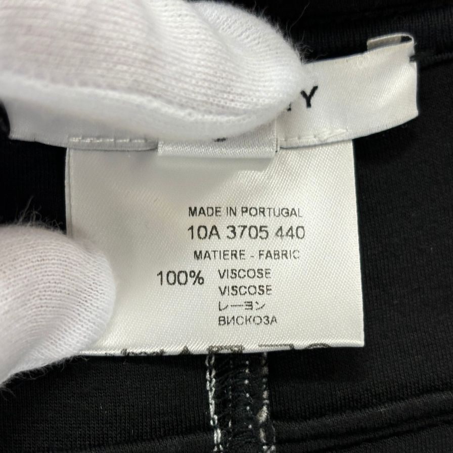 美品◆ジバンシー ジップアップパーカー レーヨン メンズ サイズS グレー 10A 3705 440 GIVENCHY 【AFB5】