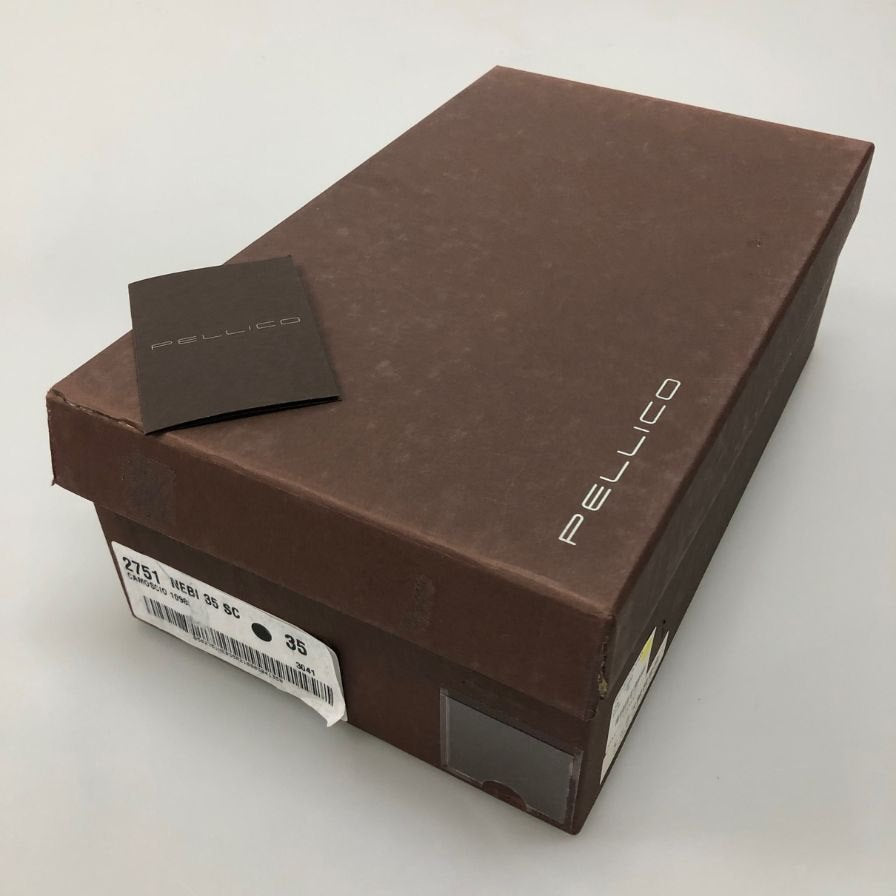 ペリーコ パンプス スエード オレンジ系 35 PELLICO 約22.0cm【AFD13】