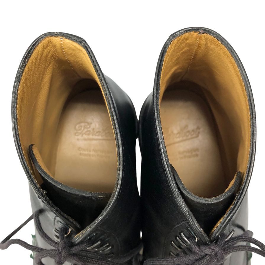 パラブーツ レースアップ ブーツ ボーリュー レザー メンズ ブラック サイズ5 Paraboot Beaulieu ブーツ 約23.5cm【LA】【中古】
