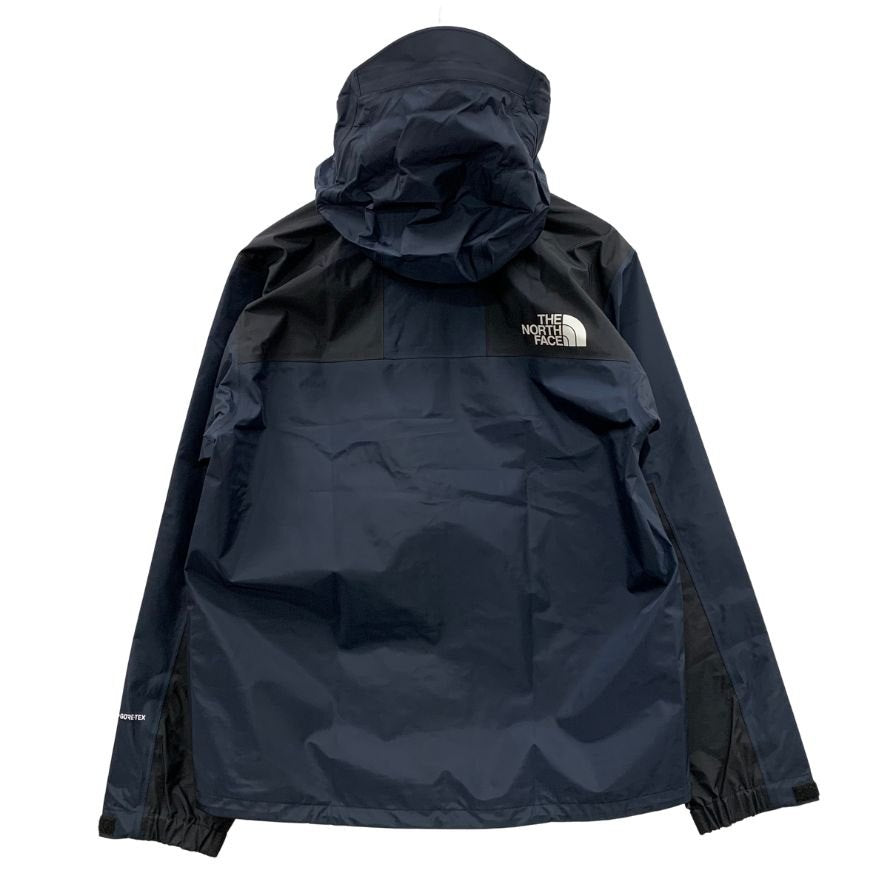 新品同様◆ザ ノースフェイス マウンテンレインテックスジャケット ネイビー×ブラック メンズ サイズL NP12333 THE NORTH FACE 【AFB12】