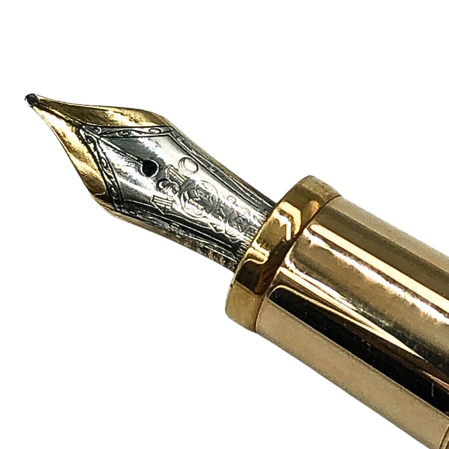 モンブラン 万年筆 ボエム ドゥエ ムーンガーデン ペン先刻印 Au 750 M ラッカー仕上げ 中字 ゴールド MONT BLANC【AFI13】