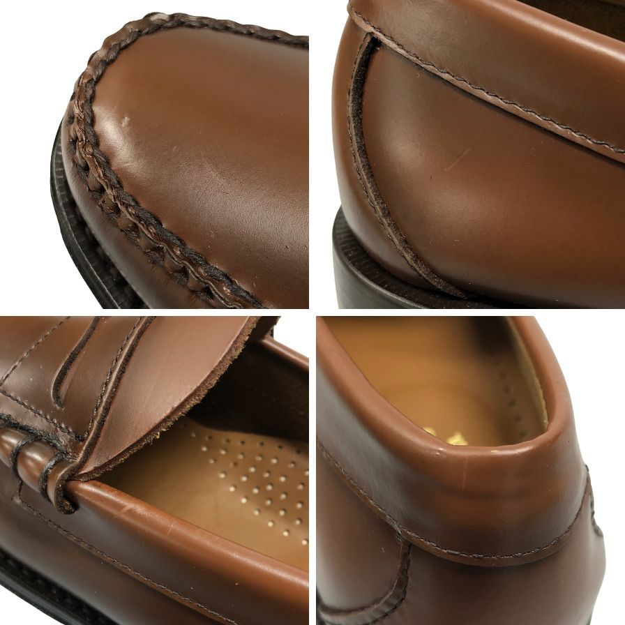 ジーエイチバス ローファー ウィージャンズ ラーソン モカ サイズ7 メンズ ブラウン系 G.H.Bass&Co. WEEJUNS LARSON ローファー 約26.0cm【LA】【中古】