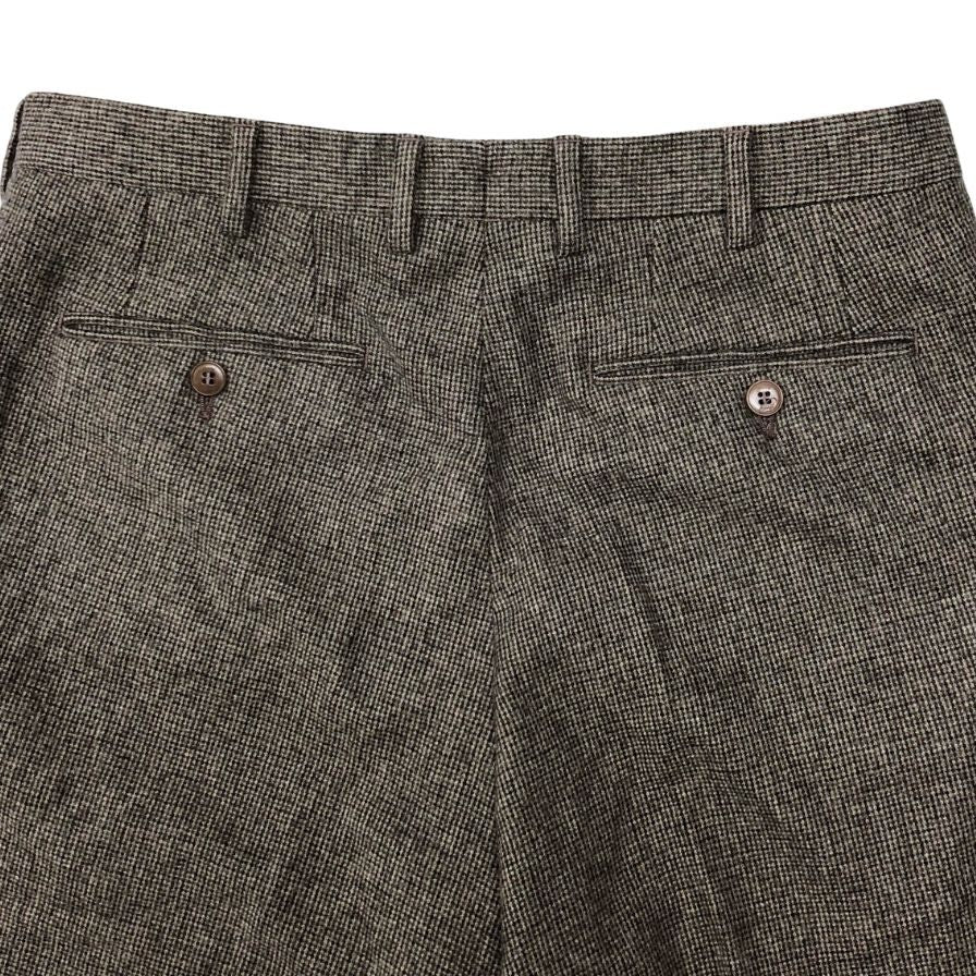 ブリオーニ スラックス チェック メンズ ウール ポリウレタン サイズ48 ブラウン系 Brioni【】