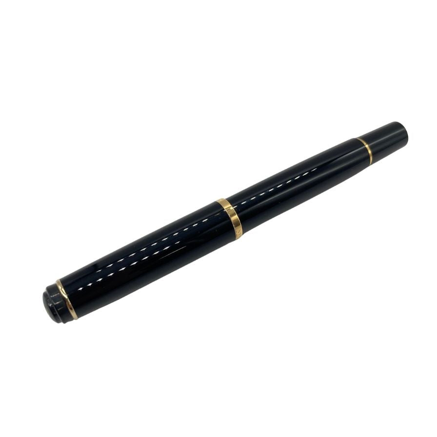 ペリカン 万年筆 クラシック M200 F字 ブラック ゴールド PELIKAN【AFI3】