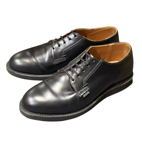 レッドウイング レザーシューズ ポストマン オックスフォード 101 メンズ サイズ7.5D ブラック REDWING ビジネスシューズ 約25.5cm【LA】【中古】