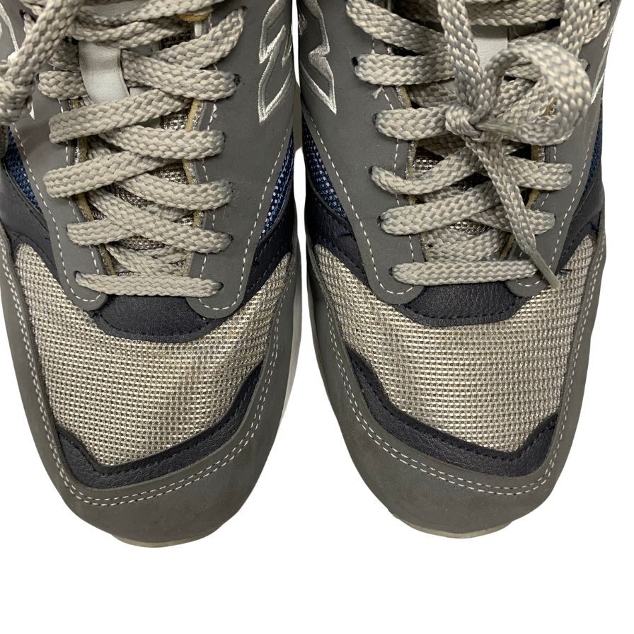 中古◆ニューバランス スニーカー M1500UKG ローカット グレー×ネイビー メンズ サイズ28cm NEW BALANCE【AFC2】