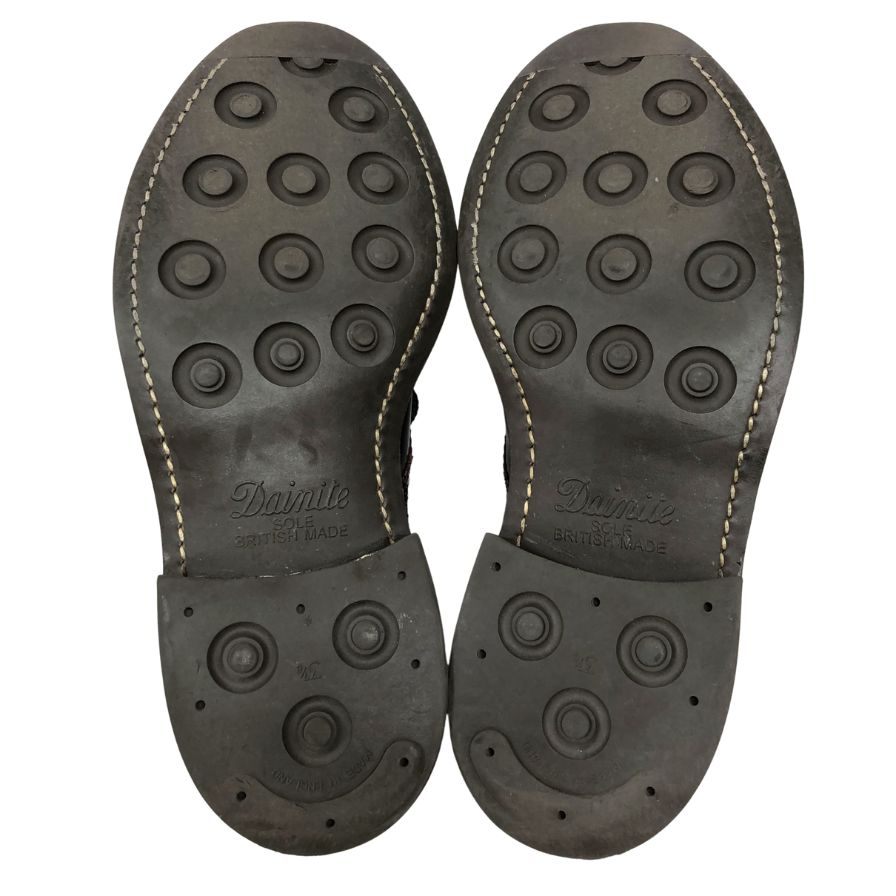 トリッカーズ レザーシューズ バートン ウィングチップ 5633 ダークブラウン メンズ サイズ7.5 Tricker`s BOURTON ビジネスシューズ 約26.0cm【LA】【中古】