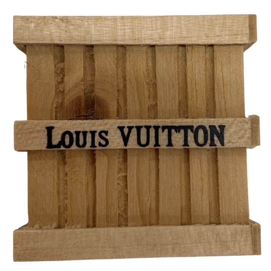 ルイヴィトン 限定ノベルティ 2009 チャーム キーホルダー 木箱 LOUIS VUITTON【AFI11】【中古】