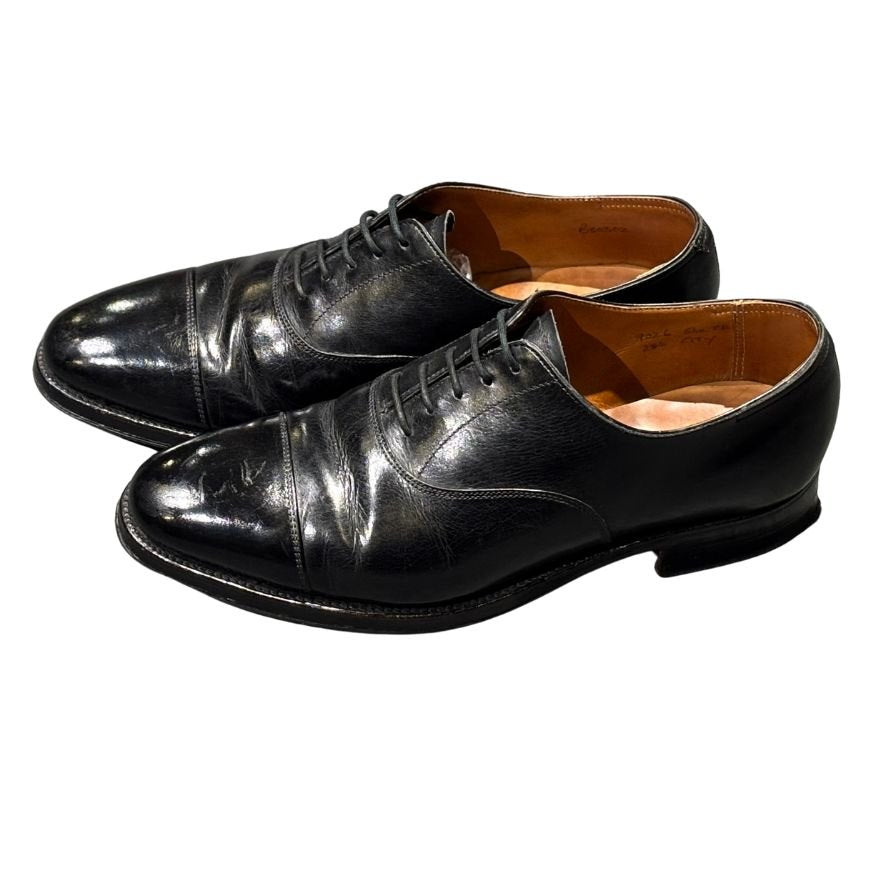 ジョンロブ レザーシューズ シティ ストレートチップ 旧ロゴ 236ラスト ブラック サイズUK5.5EE メンズ JOHNLOBB ビジネスシューズ 約24.5cm【LA】【中古】