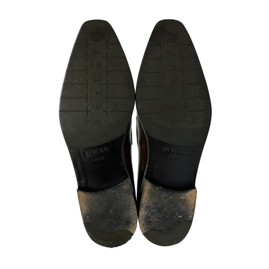 ベルルッティ アンディローファー アイスブラウン メンズ サイズ6 Berluti 約24.5cm【LA】