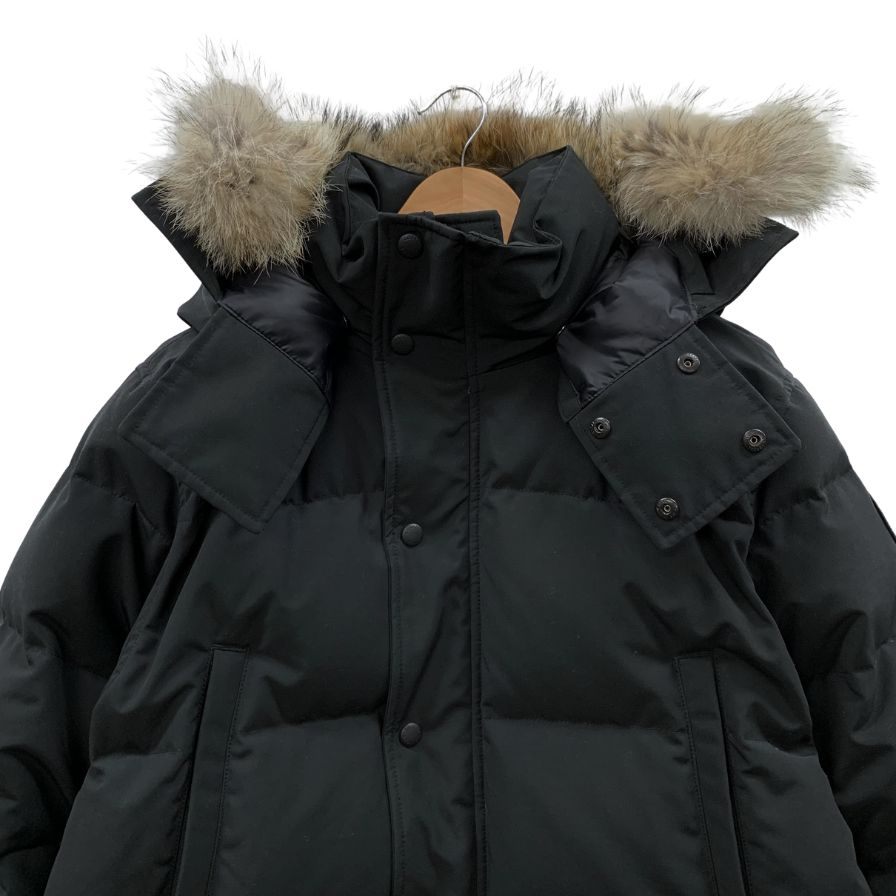 美品◆カナダグース ダウンジャケット ウィンダムパーカー 3808MB サイズL ブラック メンズ CANADA GOOSE 【AFA7】