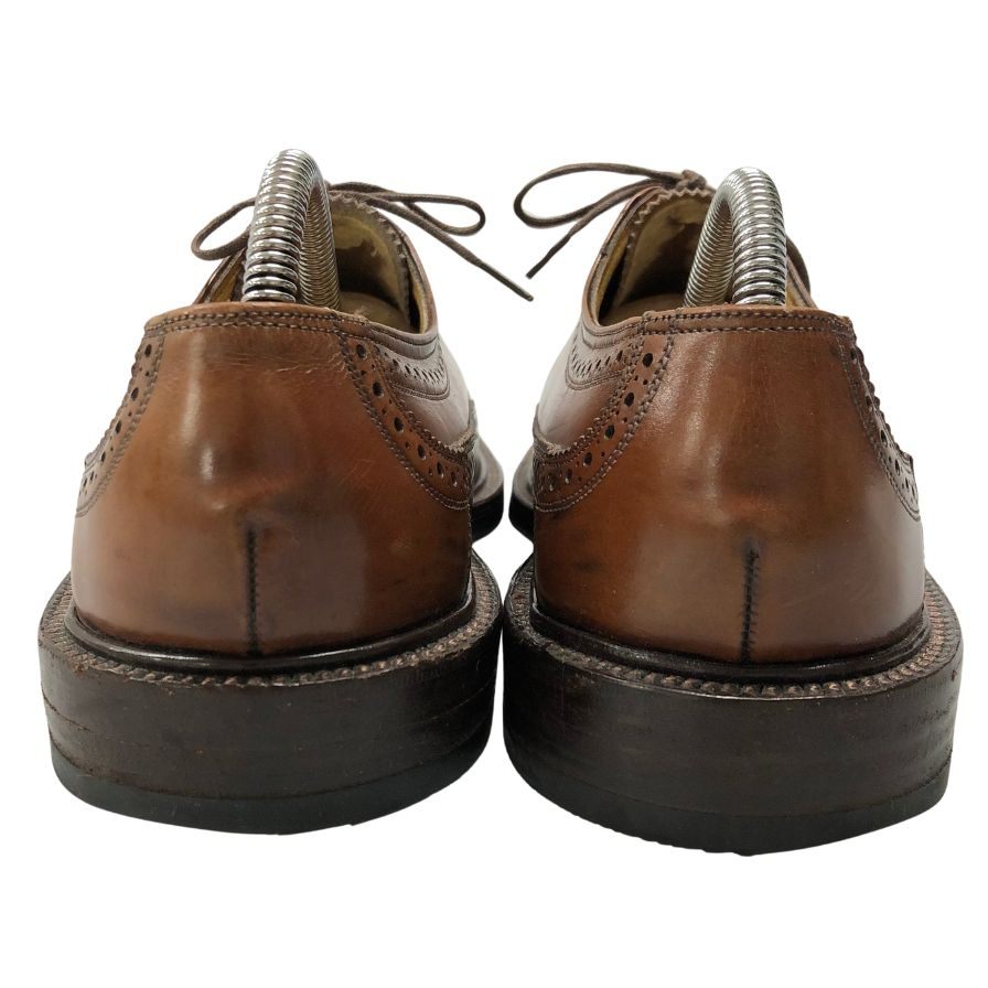 フローシャイム バーシティ 30679 CJ 69年製 ウイングロングチップ ブラウン メンズ サイズ9 FLORSHEIM VARSITY 約27.0cm【AFC34】