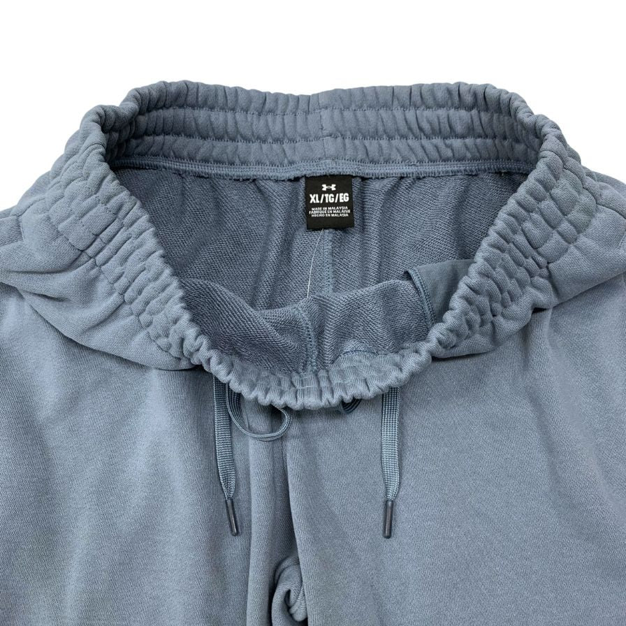 アンダーアーマー ハーフパンツ スウェット ヘビーウェイト メンズ サイズXL ブルー UNDER ARMOUR 【AFB49】