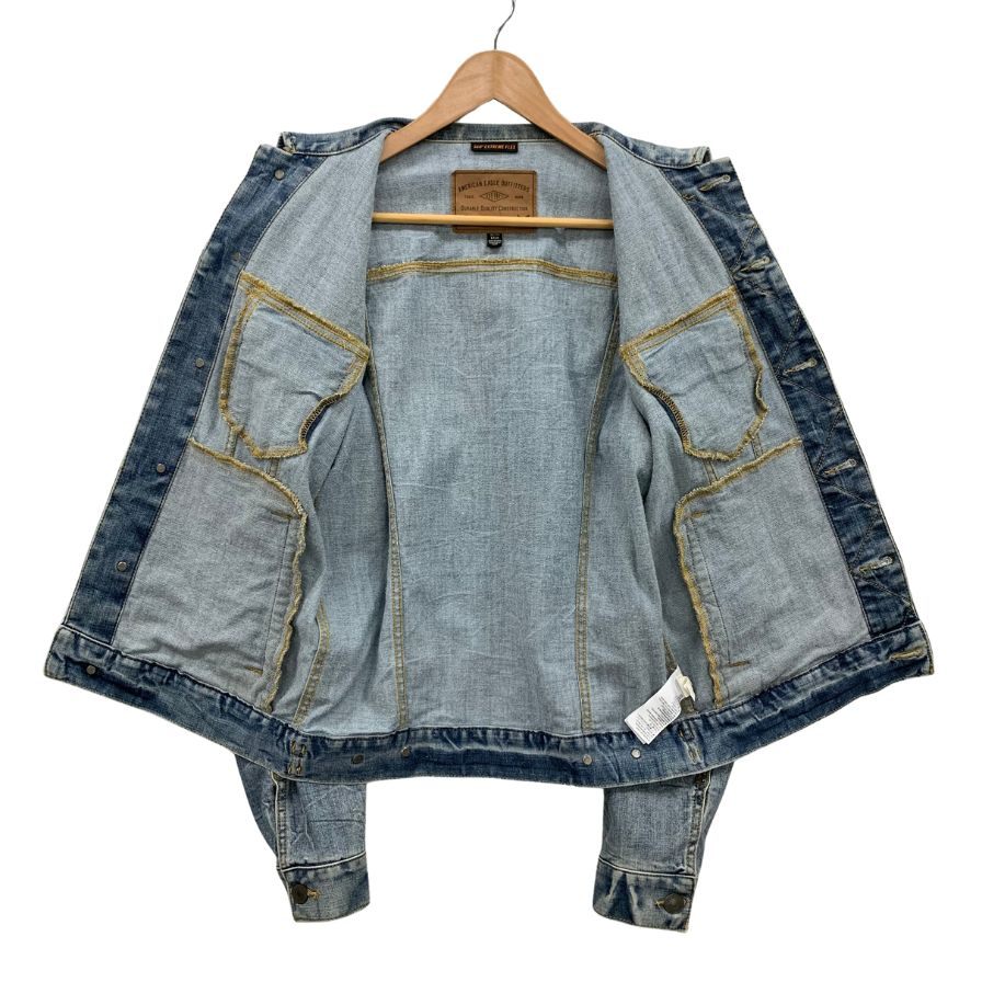 中古◆アメリカンイーグル ジャケット デニムジャケット ブルー サイズXS メンズ American Eagle 【AFB27】
