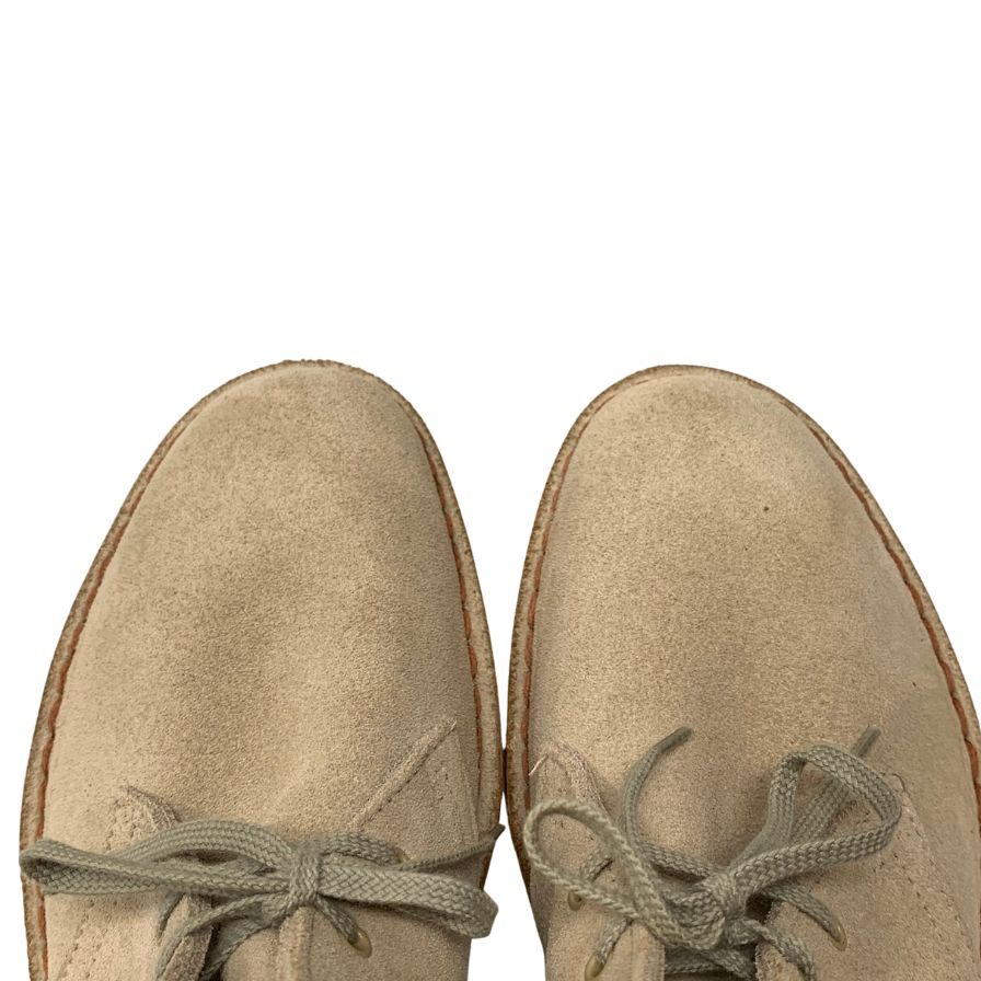 新品同様◆クラークス デザートブーツ スエード メンズ ベージュ サイズ7F Clarks【AFD3】