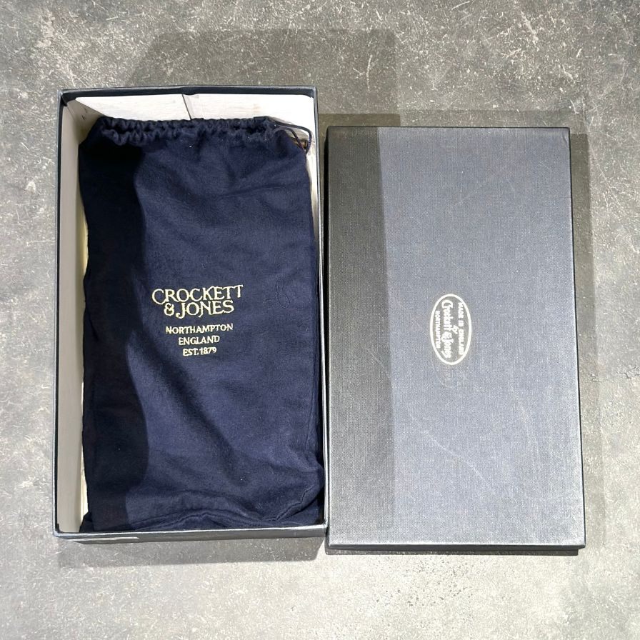 クロケット&ジョーンズ レザーシューズ アルバニー アデレード カーフ ブラウン メンズ サイズUK6D Crockett&Jones ビジネスシューズ 約24.5cm【LA】【中古】