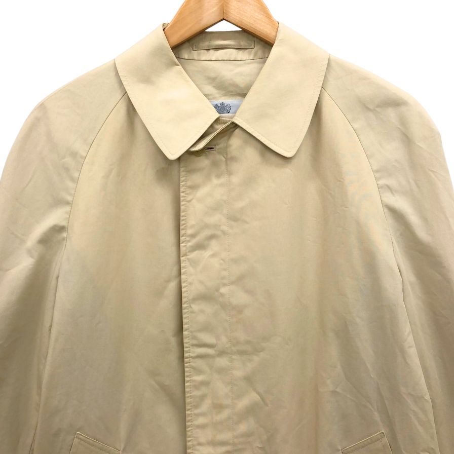 アクアスキュータム バルカラーコート 70S アクア5 ヴィンテージ イングランド製 ベージュメンズ サイズ34 Aquascutum【LA】
