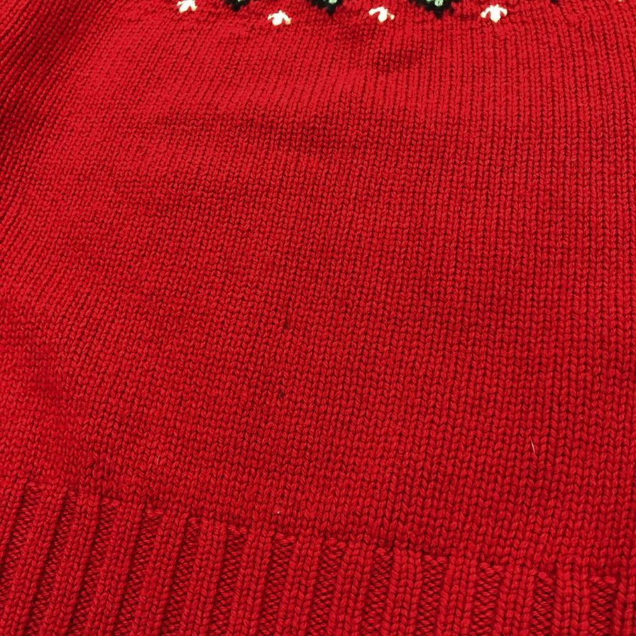 美品◆ポロ ラルフローレン ハンドニット クルーネック ネイティブ柄 ウール サイズL メンズ Polo Ralph Lauren 【AFA15】