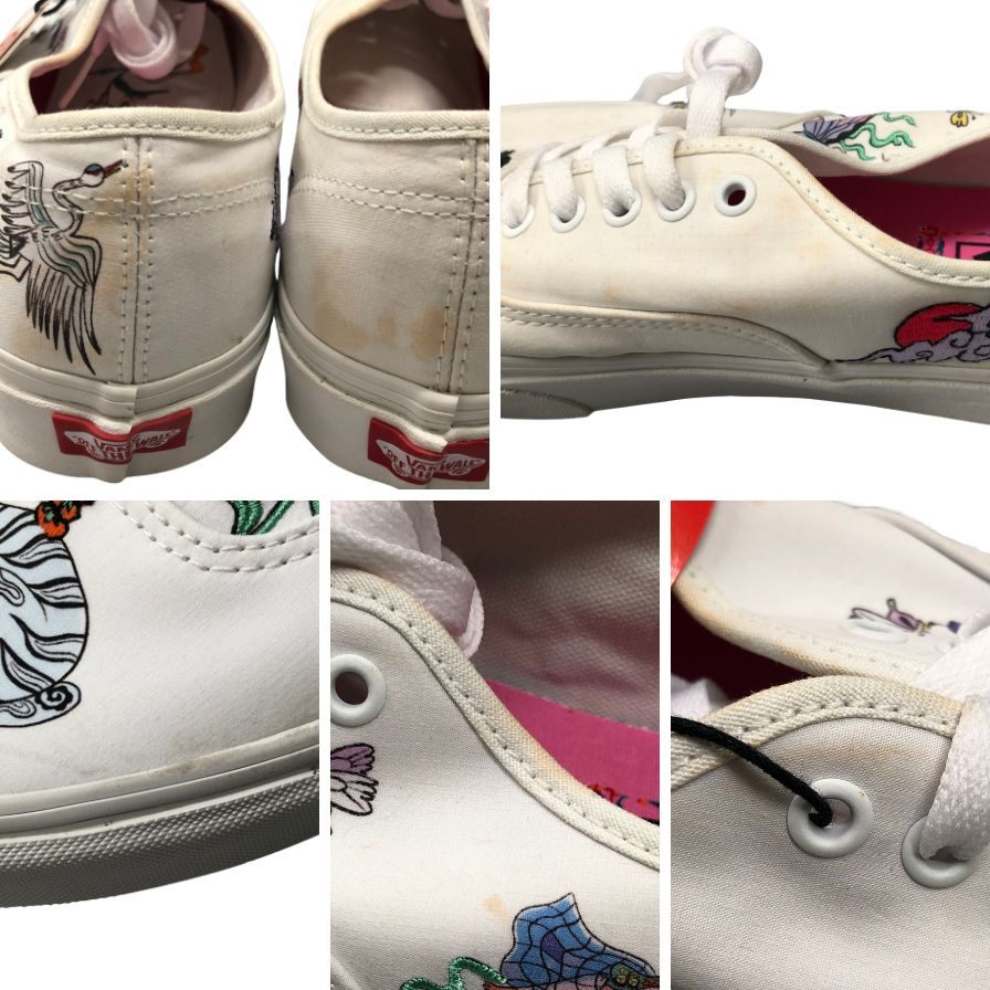バンズ オーセンティック ローカットスニーカー アシュリー ルカシェフスキー ホワイト メンズ サイズ29.0cm VANS Ashley Lukashevsky 約29.0cm【AFD7】