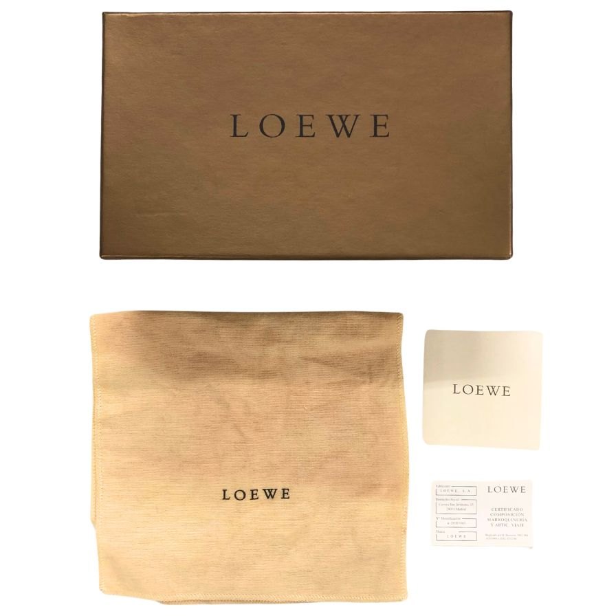 ロエベ ストール ミンクファー マフラー 裏張り ナッパレザー 毛皮 ショール ブラック レディース LOEWE【AFI9】