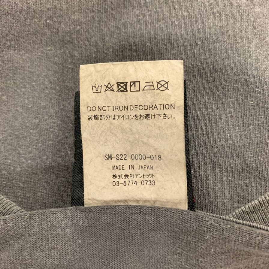 美品◆セントマイケル Tシャツ LttS 22SS サイズXL メンズ グレー SAINT MICHAEL 【AFB19】
