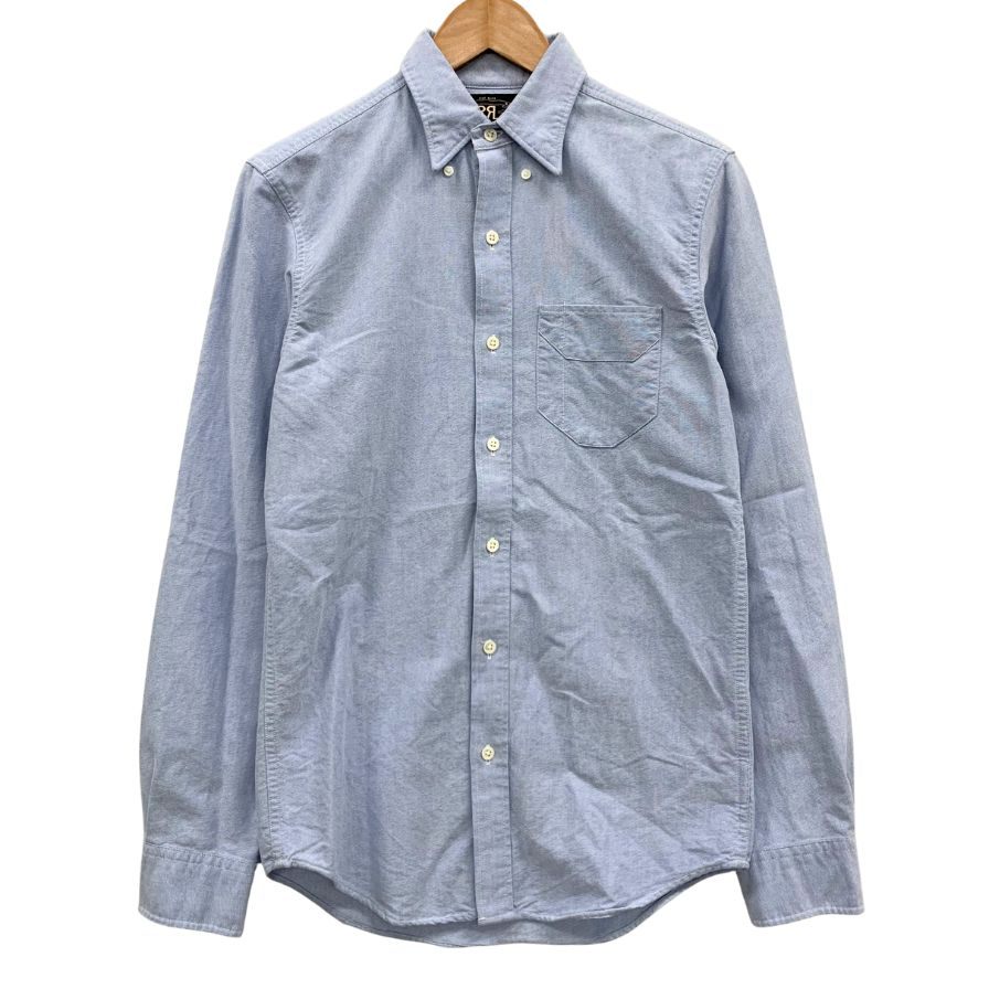 美品◆ダブルアールエル 長袖シャツ ブルー メンズ サイズXS RALPH LAUREN RRL 【AFB26】
