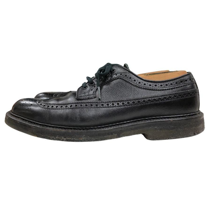オールデン ウィングチップ 97984 アルパインカーフ ブラック ユナイテッドアローズ別注 8サイズ ALDEN ビジネスシューズ 約26.0cm【LA】【中古】
