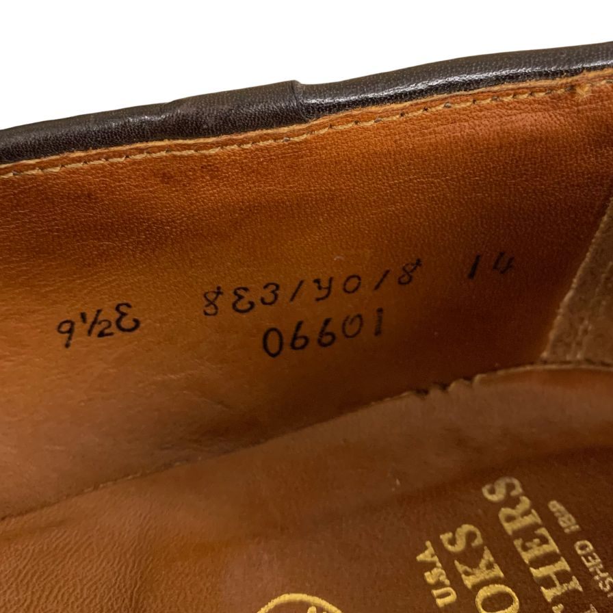 オールデン ブルックスブラザーズ別注 タッセルローファー 06601 コードバン サイズ9.5D ALDEN ローファー 約27.5cm【LA】【中古】