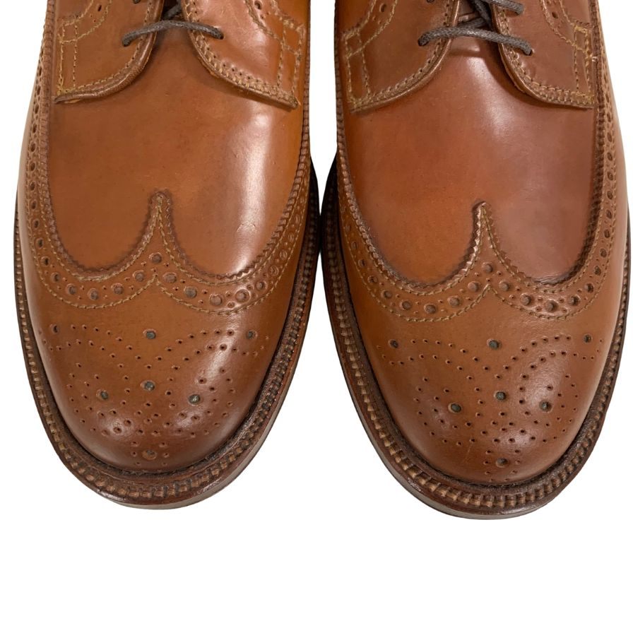 オールデン 97891 コードバン ウィングチップ ウイスキー サイズ9.5D ALDEN ビジネスシューズ 約27.5cm【LA】【中古】