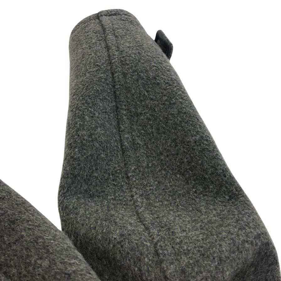 美品◆プラダ ショート丈 ダッフルコート 2014 SGH609 R132 メンズ サイズ46 グレー PRADA 【AFA8】
