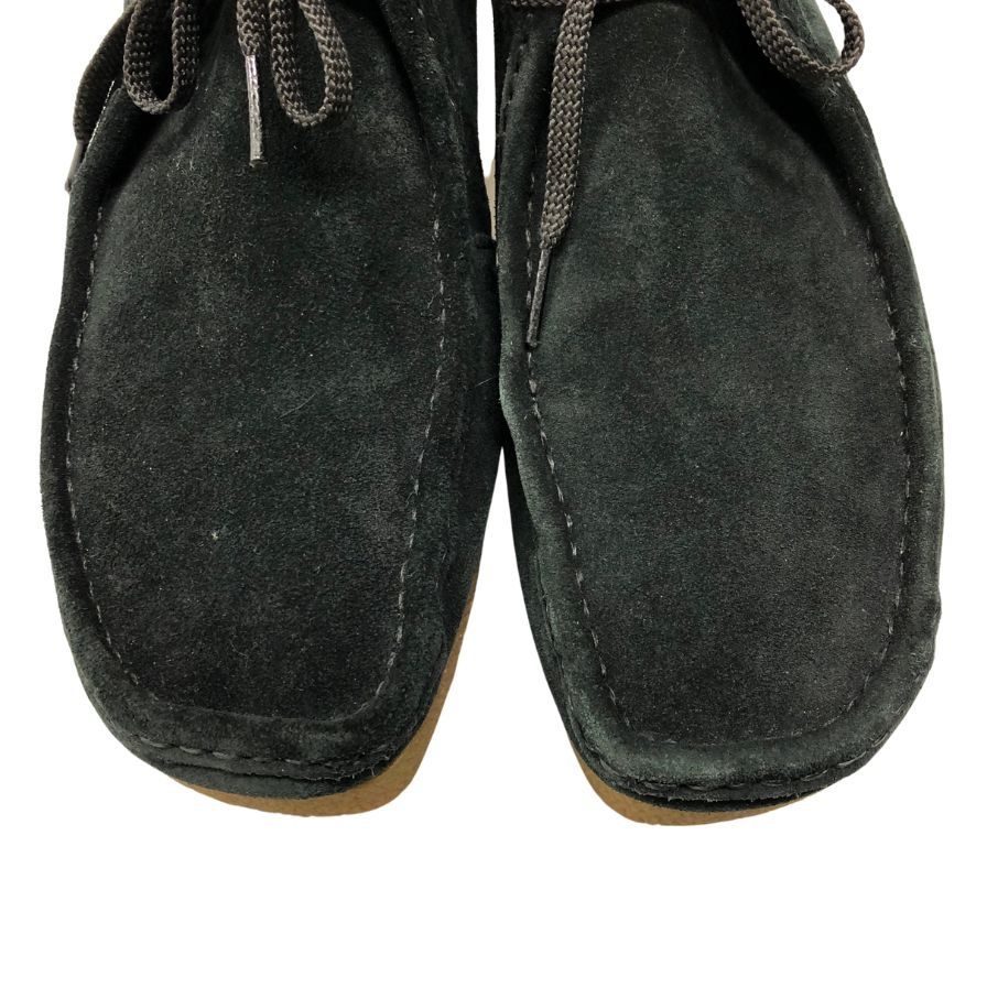 クラークス ワラビーブーツ シェイカー スエード ブラック メンズ サイズ29.0cm Clarks 約29.0cm【AFD7】
