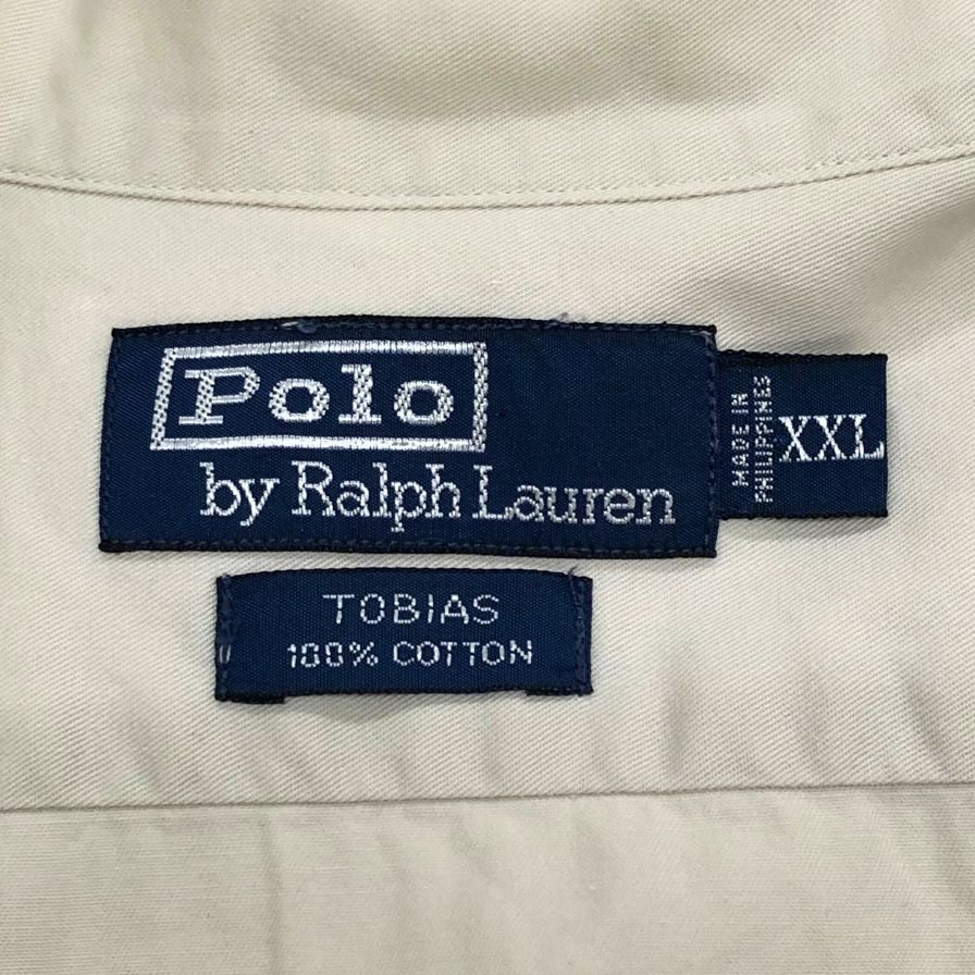 ラルフローレン サファリシャツ TOBIAS ベージュ系 メンズ サイズXXL RALPH LAUREN【LA】