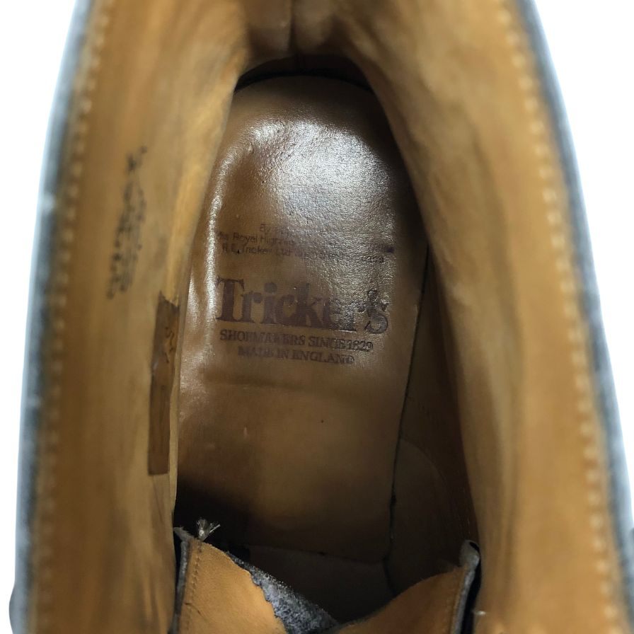 トリッカーズ レザーシューズ カントリーブーツ ストウ 5634 レザー ブラック サイズUK9 メンズ Tricker´s STOW ビジネスシューズ 約27.0cm【LA】【中古】