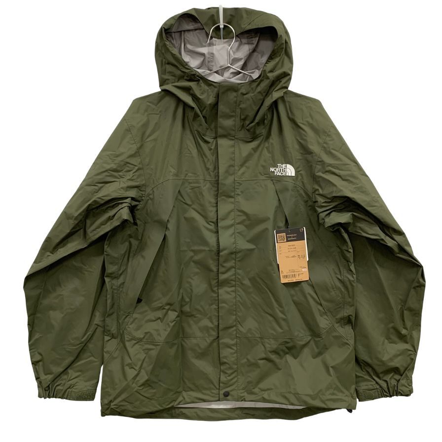 新品同様◆ザ ノースフェイス マウンテンパーカー ドットショットジャケット NP61930 メンズ カーキ サイズL THE NORTH FACE 【AFB40】