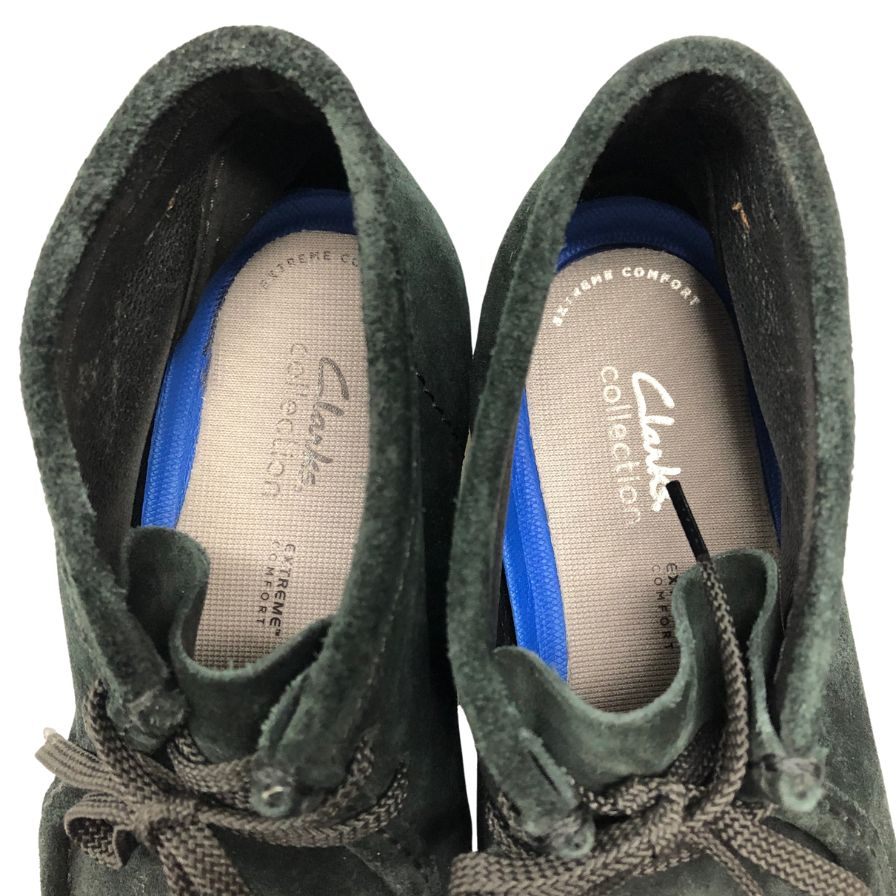 クラークス ワラビーブーツ シェイカー スエード ブラック メンズ サイズ29.0cm Clarks 約29.0cm【AFD7】