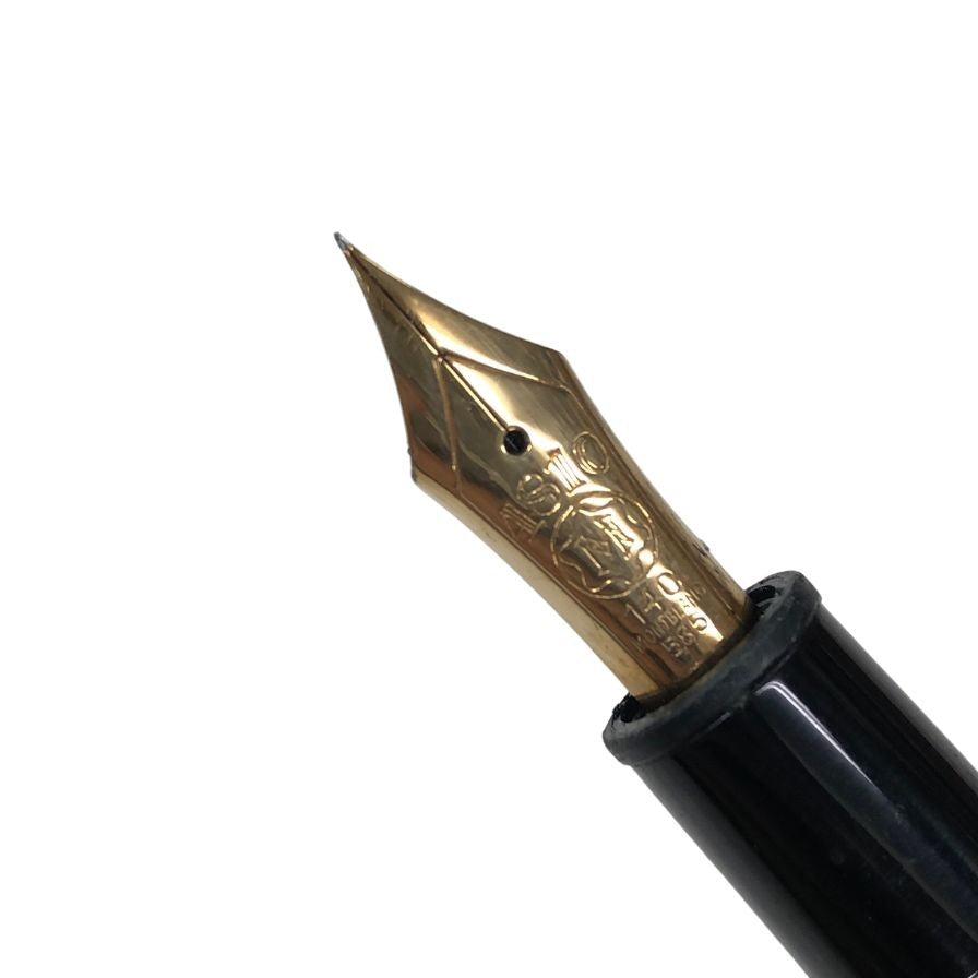 モンブラン 万年筆 マイスターシュテュック 4810 No.146 ペン先14C 585 ブラック×ゴールド MONTBLANC【AFI11】