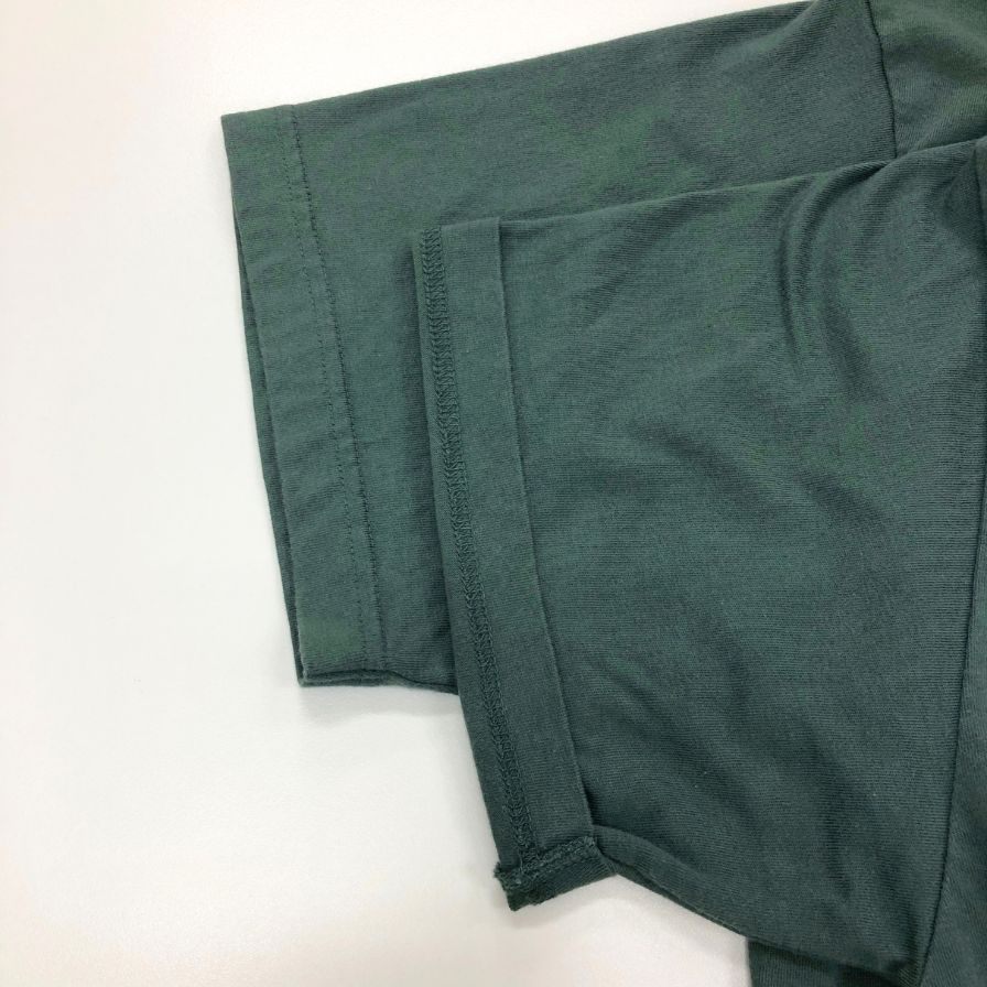 美品◆ビオトープ ヘインズ Tシャツ パックT モックネック ブラック グリーン サイズL 2枚セット メンズ HANES FOR BIOTOP 【AFB14】