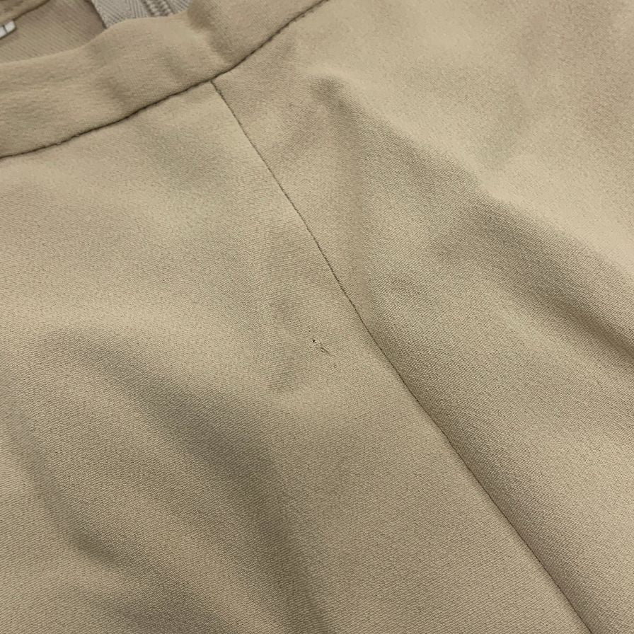 ジョルジオアルマーニ パンツ バックジップ ベージュ レディース サイズ38 GIORGIO ARMANI 【AFB37】