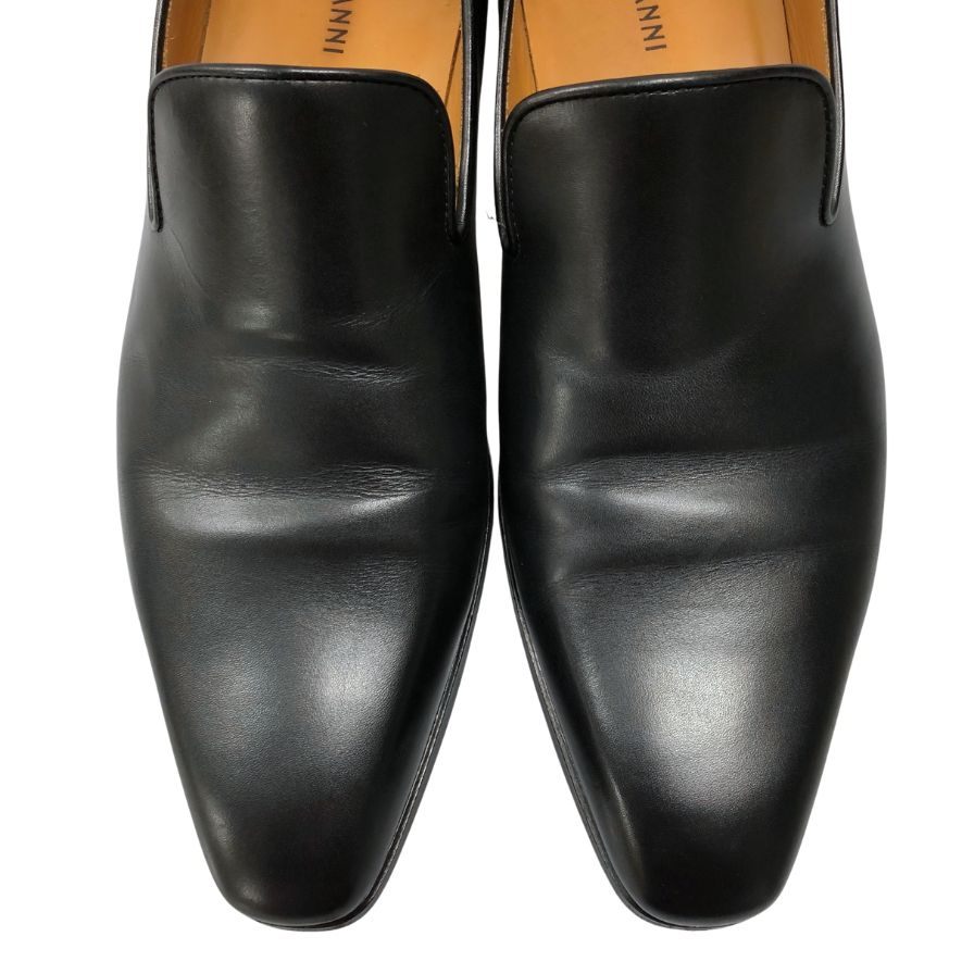マグナーニ レザーシューズ スリッポン 13173 レザー ブラック メンズ サイズ40 MAGNANNI 約25.0cm【AFC34】